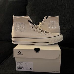 Size 8M/10W- Converse Chuck 70 x Stussy High Fossil